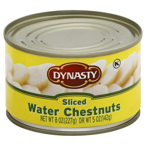 Dynasty Water Chestnuts, Sliced, 8 oz (227 g)
