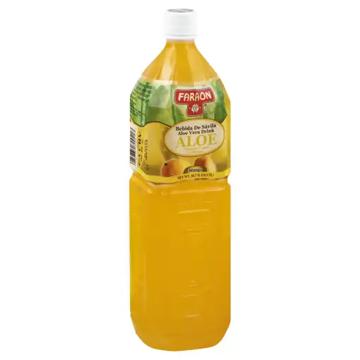 Welcome  La Bonita #6  Faraon Aloe Vera Drink, Mango, 50.7 Fl Oz (1.5 L)
