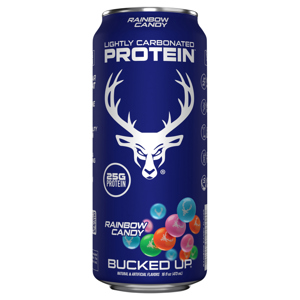 Bucked Up Lightly Carbonated Rainbow Candy Protein, 16 fl oz (473 ml)