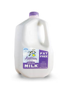 Anderson Dairy Fat Free Milk 1 Gal, 1gal