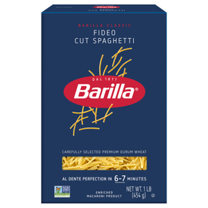 Barilla Fideo Cut Spaghetti, 1 lb (454 g)