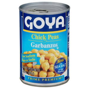 Goya Chick Peas, Low Sodium, Garbanzos, 15.5 oz (439 g)