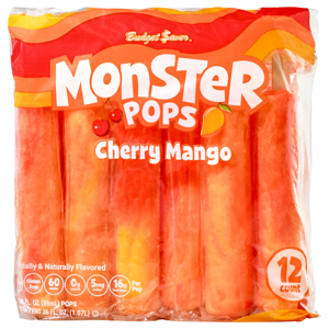 Budget Saver Cherry Mango, 12 - 3.0 fl oz (89 ml) pops [36 fl oz (1.07 ml)]