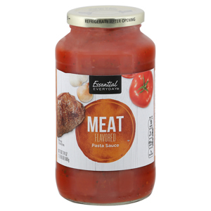 Essential Everyday Pasta Sauce, Meat Flavored, 24 oz (1 lb 8 oz) 680 g