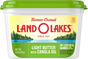 Land O Lakes Light Butter with Canola Oil, Spreadable, 15 oz (425 g)