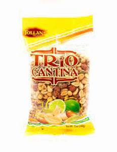 Tollan Trio Cantina Cacahuates Con Sal Y Limón, 12 oz