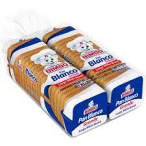 Bimbo Large White Bread Twin Pack, 2 - 24 oz (1 lb 8 oz) 680 g loaves [3 lbs 1.36 kg)]