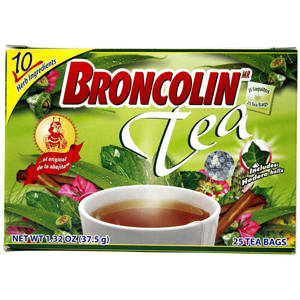 Broncolin Tea Bags Tea, 25 - 0.052 oz (1.5 g) bags [1.32 oz (37.5 g)]