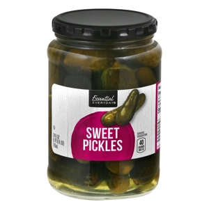 Essential Everyday Pickles, Sweet, 24 fl oz (1 pt 8 fl oz) 710 ml
