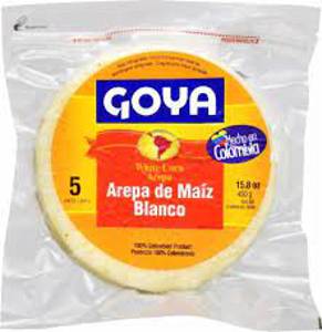 Goya White Corn Arepa, 5 count, 15.9 oz