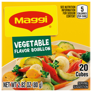 Maggi Vegetable Flavor Bouillon, 20 cubes [2.82 oz (80 g)]