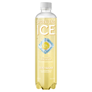 Sparkling Ice Sparkling Water, Zero Sugar, Classic Lemonade, 17 fl oz (502.8 ml)