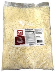 Paisa Shrdd Chz 5lb Mozzar Wh Milk