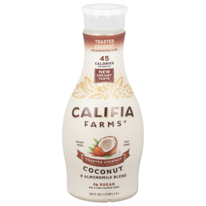 CALIFIA FARMS ALMONDMILK BLEND, TOASTED COCONUT, 48 FL OZ (1.5 QT) 1.4 L