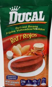 Ducal Refried Red Silk Beans, 14.1 oz