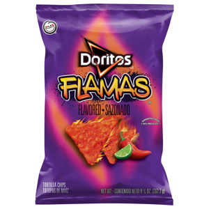 Doritos Tortill Chips, Flamas Flavored, 9.25 oz (262.2 g)
