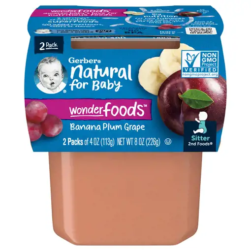 Gerber Baby Snacks Puffs Variety Pack, Banana & Strawberry Apple, 1.48  Ounce - 2 count of four packs, Package may vary, 1.48 Ounce (Pack of 8)