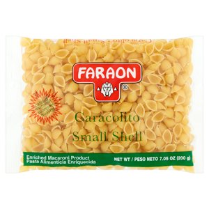 Faraon Caracolito, Small Shell Pasta, Enriched Macaroni Product, 7.05 oz