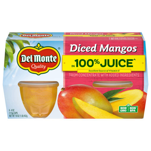Welcome – Sherwood – Del Monte Diced Mangos In 100% Juice,