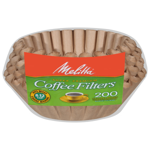 Melitta Coffee Filters, Super Premium, Natural Brown, 200 filters