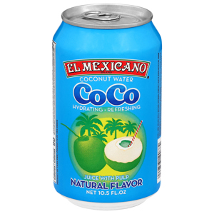 El Mexicano Coconut Water, Natural Flavor, Coco, 10.5 fl oz