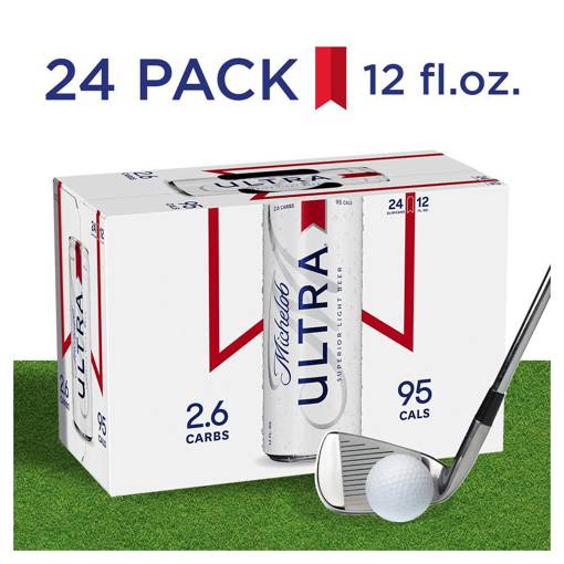 Michelob Ultra Beer 18 pk Slim Cans