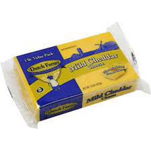 Dutch Farms Mild Cheddar Cheese Chunk, 16 oz