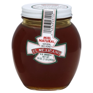 El Mexicano Bee Honey, Natural, 16 oz (1 lb) 453 g