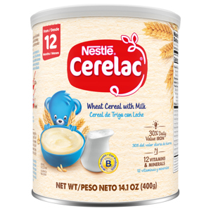 Nestle from 12 Months Wheat Cereal with Milk, 14.1 oz (400 g)