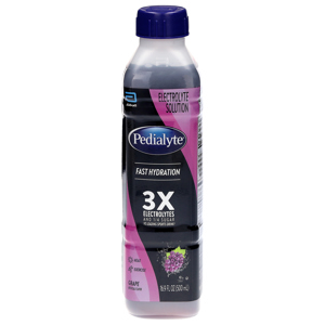Pedialyte Fast Hydration Grape Electrolyte Solution, 16.9 fl oz (500 ml)