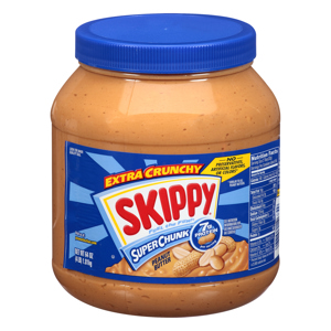 Skippy Super Chunk Extra Crunchy Peanut Butter, 64 oz (4 lb) 1.81kg