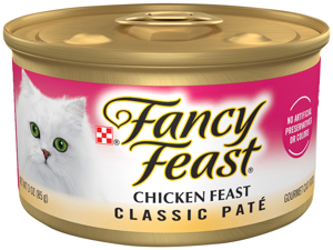 Fancy Feast Cat Food, Gourmet, Chicken Feast, Classic Pate, 3 oz (85 g)