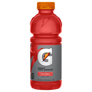 Gatorade Thirst Quencher, Fruit Punch, 20 fl oz (1.25 pt) 591 ml