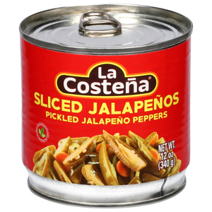 La Costena Jalapeno Peppers, Pickled, Sliced, 12 oz (340 g)