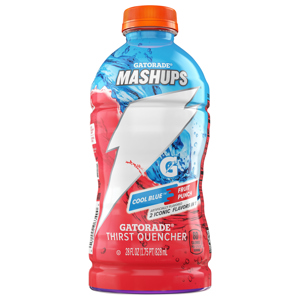 Gatorade Cool Blue/Fruit Punch Thirst Quencher, 28 fl oz (1.75 pt) 828 ml