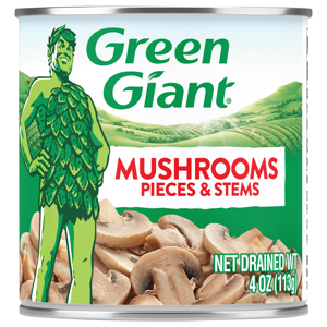 Green Giant Pieces & Stems Mushrooms, 4 oz (113 g)