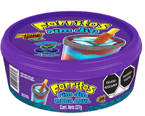 Zumba P Forritos Rim Dip 8z Blueberry