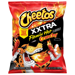 Cheetos Crunchy Xxtra Flamin' Hot Flavored Cheese Flavored Snacks, 8.5 oz (240.9 g)