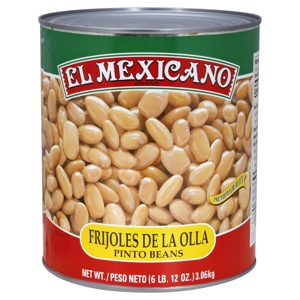 El Mexicano Pinto Beans, 108 oz (6 lb 12 oz) 3.06 kg