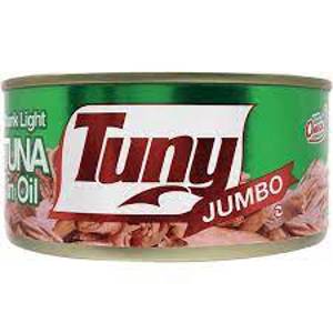 Tuny Jumbo Tuna, Chunk Light, in Oil, 10.4 oz