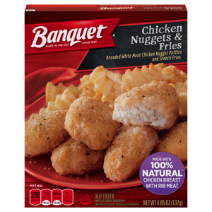 BANQUET CHICKEN NUGGETS & FRIES, 4.85 OZ (137 G)
