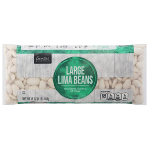 Essential Everyday Lima Beans, Large, 16 oz (1 lb) 454 g