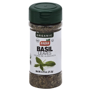 Badia Basil Leaves, Organic, 0.75 oz (21.3 g)