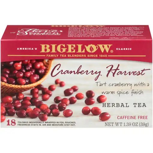 Duncanville – Bigelow Caffeine Free Cranberry Harvest Herbal Tea