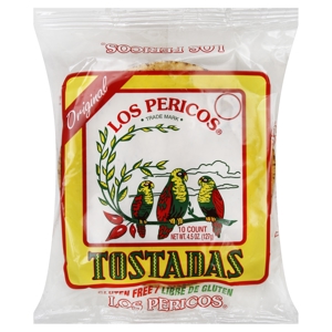 Los Pericos Tostadas, Original, 10 tostadas [4.5 oz (127 g)]
