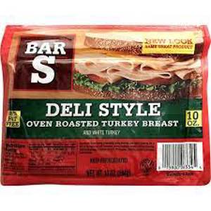 Bar S Bar-S® Deli Style Oven Roasted Turkey Breast 10 Oz. Pack