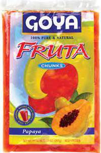 Goya No Sugar Added Papaya Pulp, 14 oz (397 g)