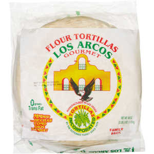 Los Arcos Flour Tortill 8in, 24 ct