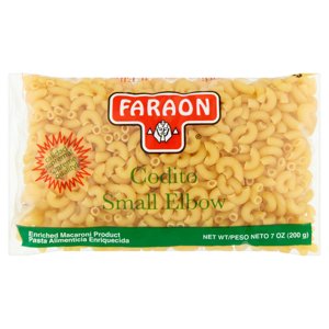 Faraon Codito, Small Elbows, Enriched Macaroni Product, 7 oz