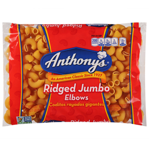 Anthony's Elbows, Ridged Jumbo, 16 oz (1 lb) 454 g